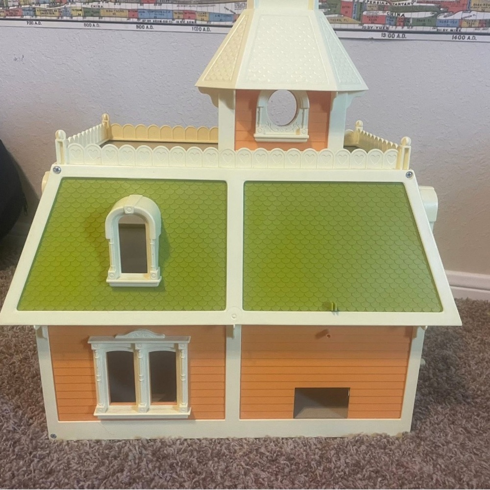 Vintage 1980 Mattel The Littles Victorian Dollhouse